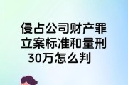 侵占公司财产罪立案标准（什么是职务侵占罪）