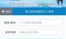 失信人员免费查询（失信人员查询平台）