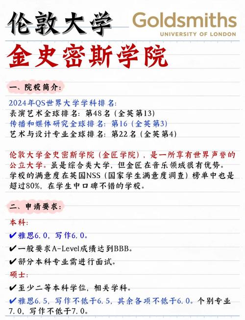 金史密斯艺术学院世界排名(金史密斯回国认可度)